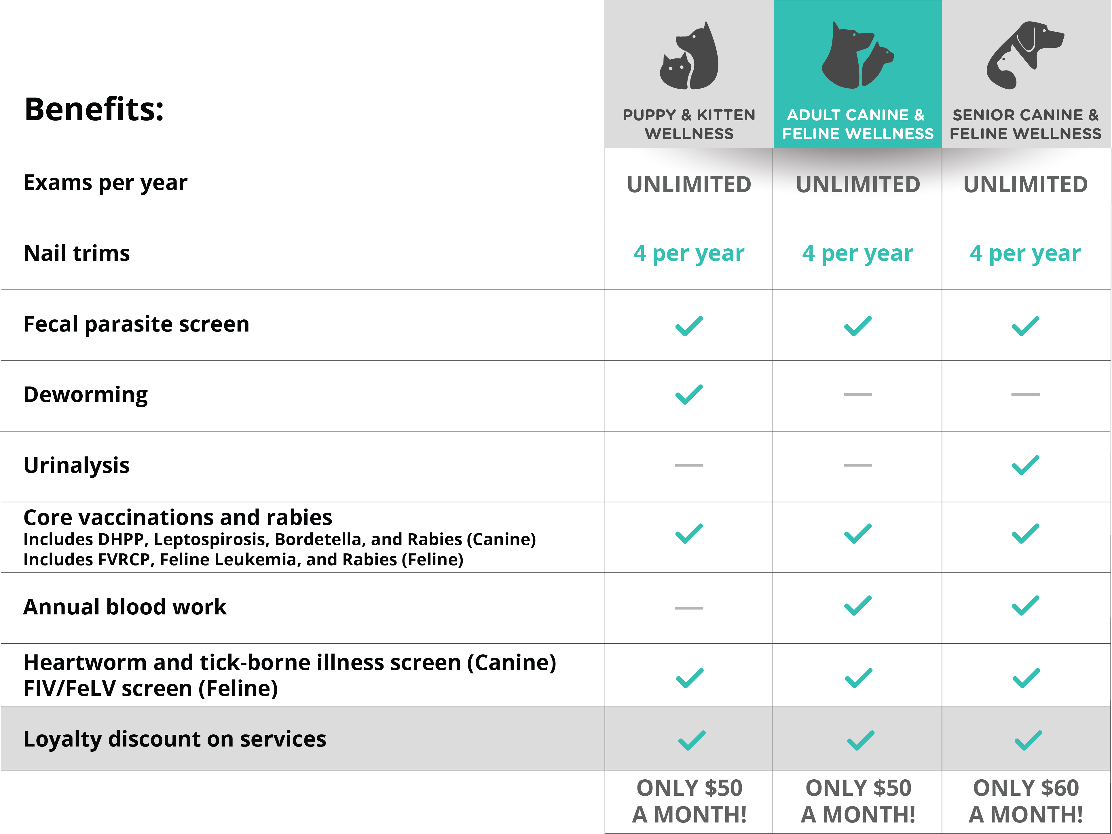 Wellness Plan Canine & Feline